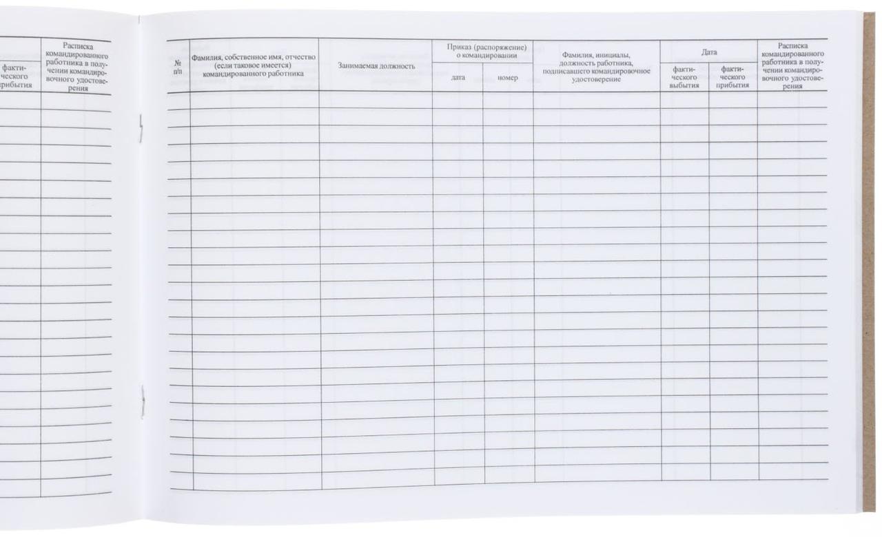 Журнал учета работников, выбывающих в служебные командировки А4*50 л. - фото 1 - id-p131172903