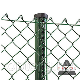 Забор из сетки рабицы высота 1.5 метра