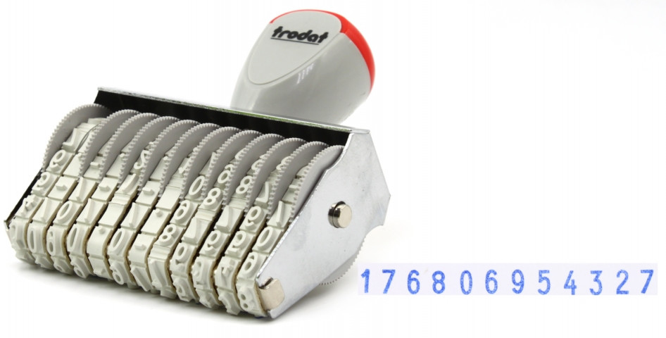 Нумератор ленточный Trodat тип 15512, 12 разрядов, высота шрифта 5 мм - фото 1 - id-p131175176