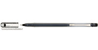 Ручка гелевая одноразовая Crown Multi Jell корпус прозрачный, стержень черный