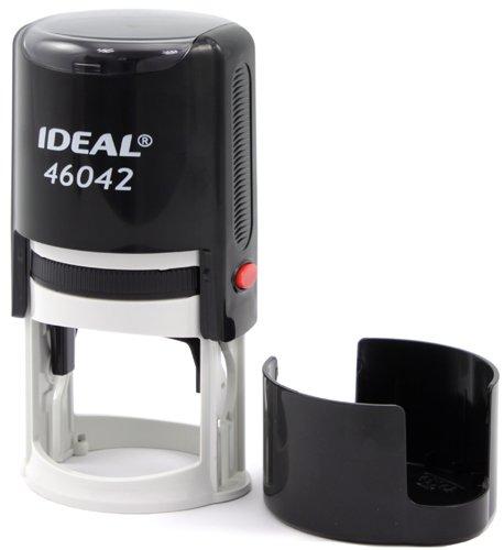 Автоматическая оснастка Ideal 46042 (в боксе, для круглых печатей) для клише печати ø42 мм, корпус черный - фото 2 - id-p131174106
