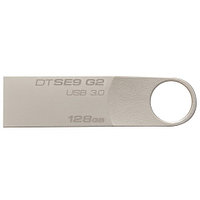 Флэш-накопитель Kingston Data Traveler SE9 G2 (USB3.0) 128 Гб, корпус серебристый