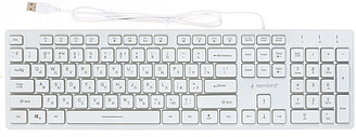 Клавиатура Gembird KB-UML3-01-W-RU с подсветкой USB, проводная, белая