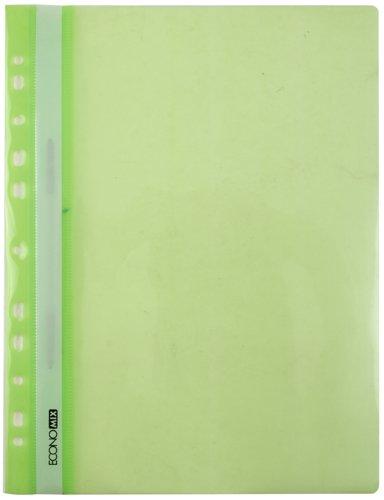 Папка-скоросшиватель пластиковая А4 Economix толщина пластика 0,16 мм, зеленая - фото 3 - id-p131174136