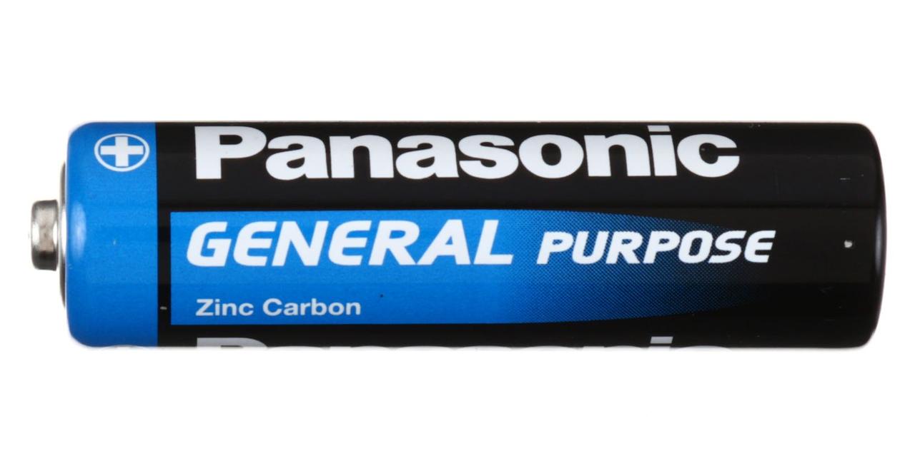 Батарейка солевая Panasonic Zinc Carbon AA, R6, 1.5V - фото 2 - id-p131174149