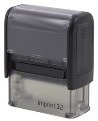Автоматическая оснастка Imprint для клише штампа 47*18 мм, марка Imprint 12 (8912), корпус черный