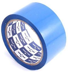 Клейкая лента упаковочная цветная Klebebander 48 мм*57 м, толщина ленты 40 мкм, синяя