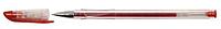 Ручка гелевая Gel Pen корпус прозрачный, стержень красный