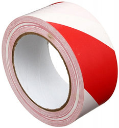 Клейкая лента разметочная «Лама-Аэро» 48 мм*33 м, 150 мкм, красно-белая