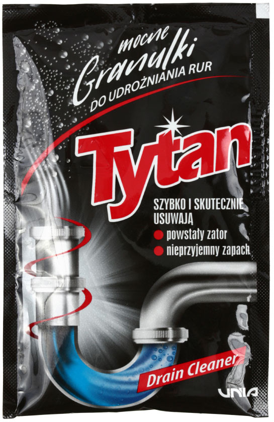 Гранулированное средство для чистки канализационных труб Tytan 40 г - фото 2 - id-p131176607