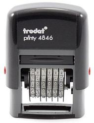 Нумератор полуавтоматический Trodat 4846 тип 4846, 6 разрядов, высота шрифта 4 мм