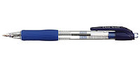 Ручка шариковая автоматическая Crown Ceo Ball корпус прозрачный, стержень синий
