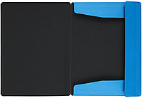 Папка пластиковая на резинке Optima толщина пластика 0,6 мм, голубая