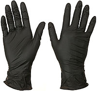 Перчатки нитриловые Black Atlas размер S, 100 пар (200 шт), черные