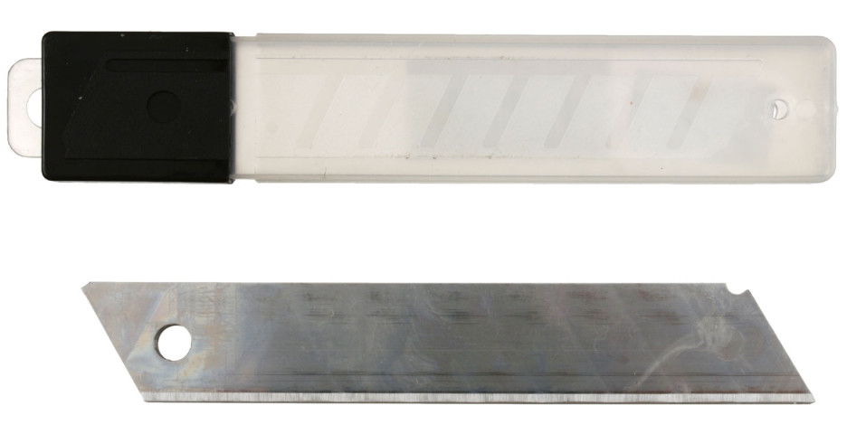 Лезвия для ножей Silwerhof ширина лезвия 18 мм, 10 шт. - фото 1 - id-p131176645