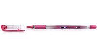 Ручка шариковая Linc Glycer корпус прозрачный, стержень розовый