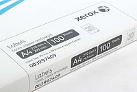 Бумага самоклеящаяся для изготовления этикеток Xerox А4, 30 шт., 70*29,7 мм, 100 л.