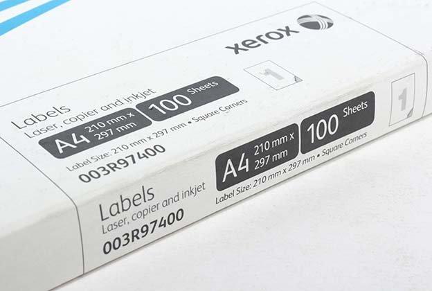 Бумага самоклеящаяся для изготовления этикеток Xerox А4, 1 шт., 210*297 мм, 100 л. - фото 1 - id-p131170961