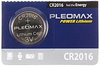 Батарейка литиевая дисковая Samsung Pleomax CR2016, 3V