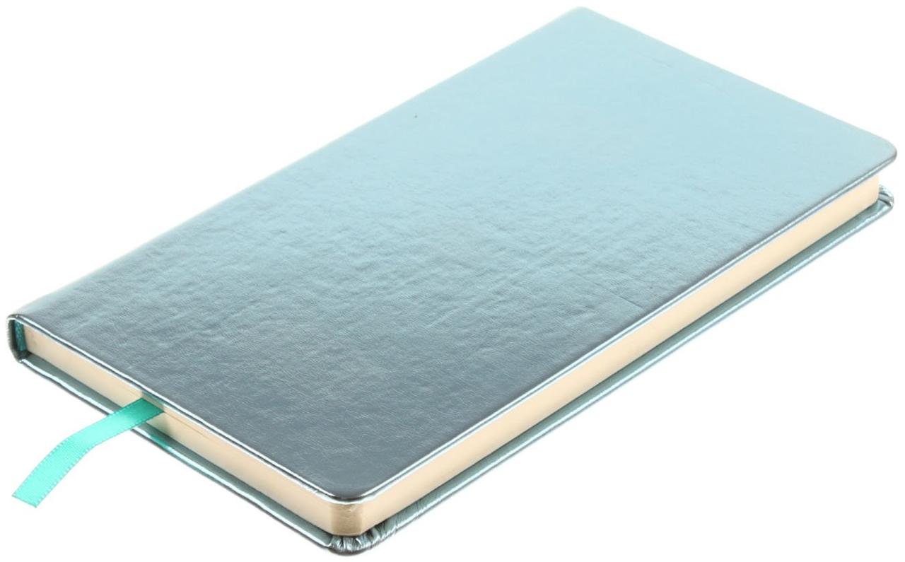 Книжка записная Crystal Collection 100*181 мм, 96 л., «Голубой лед» - фото 2 - id-p131173114