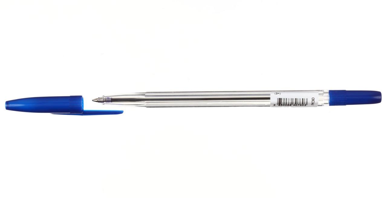 Ручка шариковая «Стамм 511» корпус прозрачный, стержень синий - фото 2 - id-p131174308