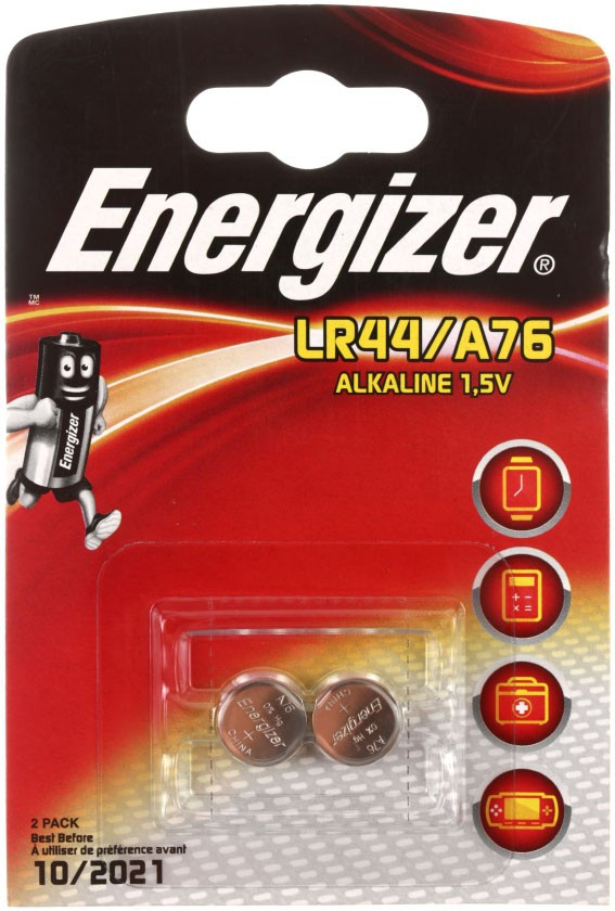 Батарейка щелочная Energizer LR44/А76, 1,5V - фото 2 - id-p131175457