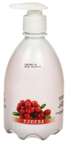 Мыло жидкое «Лесные ягоды» 500 мл, «Клюква» - фото 1 - id-p131175482