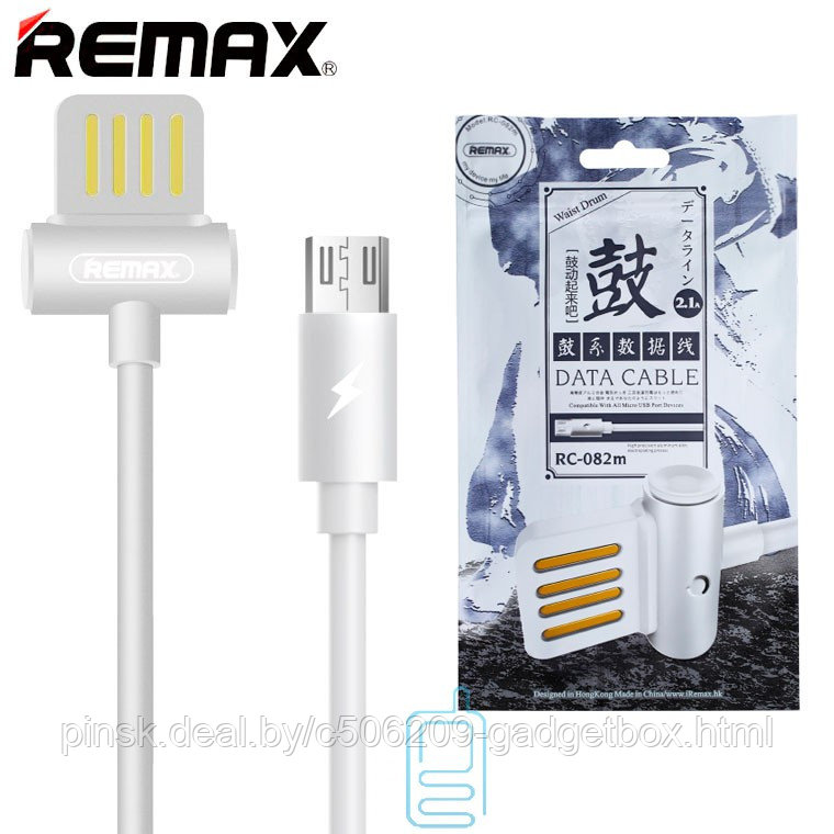 Кабель Remax RC-082m microUSB-USB - фото 1 - id-p130057187