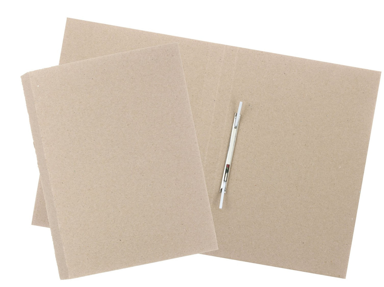 Папка картонная со скоросшивателем «Техком» А4, ширина корешка 40 мм, 620 г/м2, серая, металлический - фото 3 - id-p131175484