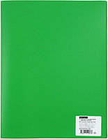 Папка пластиковая на 40 файлов OfficeSpace толщина пластика 0,6 мм, зеленая