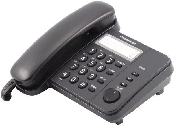Телефон KX-TS2352RU Panasonic черный - фото 1 - id-p131170056