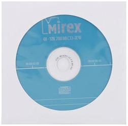 Компакт-диск CD-RW Mirex 4-12x, в бумажном конверте