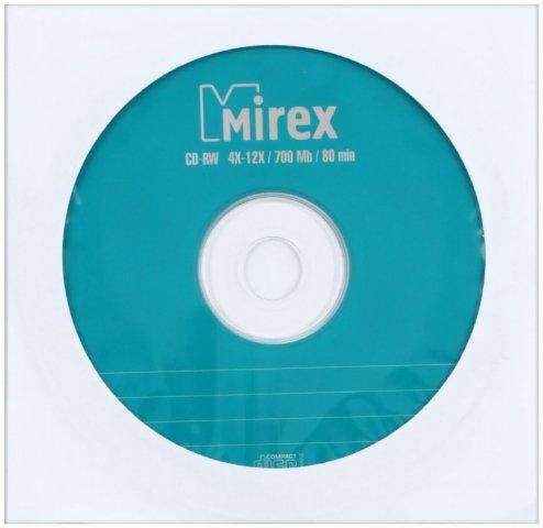 Компакт-диск CD-RW Mirex 4-12x, в бумажном конверте - фото 2 - id-p131170091