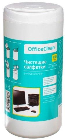 Салфетки чистящие OfficeClean 100 шт., универсальные - фото 1 - id-p131174488