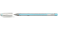 Ручка гелевая Crown Hi-Jell Pastel корпус прозрачный, стержень голубой