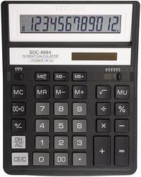Калькулятор 12-разрядный Citizen SDC-888X черный