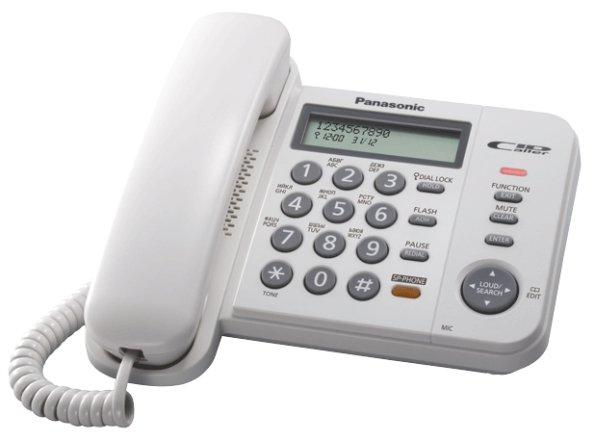 Телефон KX-TS2358RU Panasonic белый - фото 1 - id-p131170165