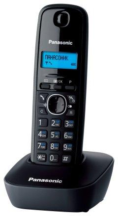 Телефон KX-TG1611RU Panasonic беспроводной серый - фото 1 - id-p131170167