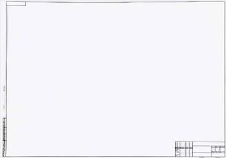 Форматка чертежная «Полиграфкомбинат» А1 (594*841 мм) + штамп, горизонтальная