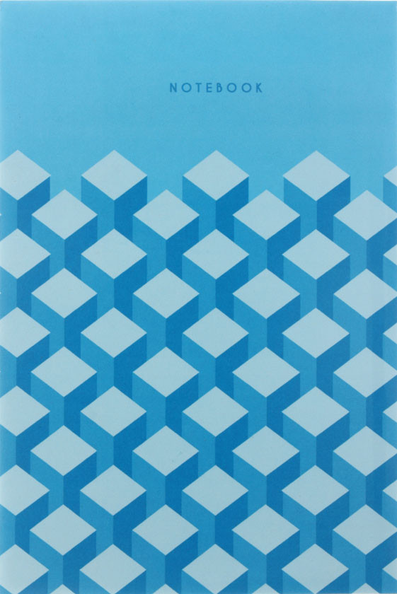 Блокнот на склейке «Геометрия цвета» 95*145 мм, 40 л., клетка, «Синий» - фото 3 - id-p131176951