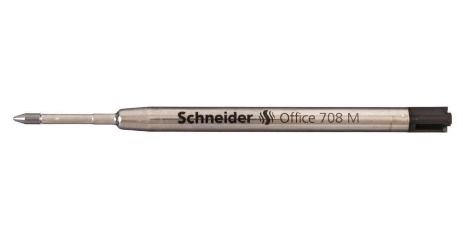 Стержень для шариковых автоматических ручек Schneider тип 708 М, 98 мм, черный - фото 1 - id-p131173392