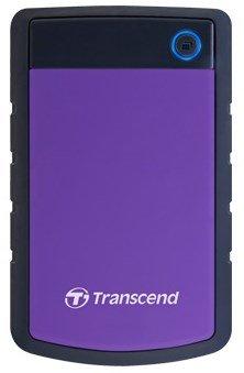 Внешний жесткий диск Transcend StoreJet H3 2.5" (USB 3.0) 2 Tb, корпус фиолетовый - фото 1 - id-p131172323