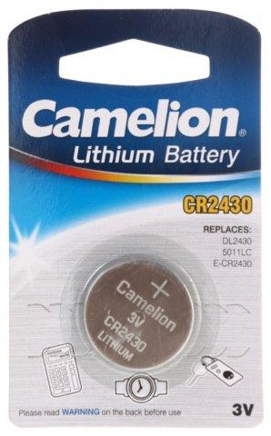 Батарейка литиевая дисковая Camelion Lithium CR2430, 3V - фото 1 - id-p131172324