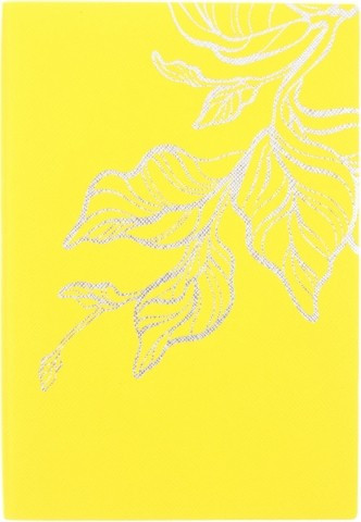 Ежедневник недатированный Bright Leaves 140*210 мм, 136 л., желтый - фото 4 - id-p131175658