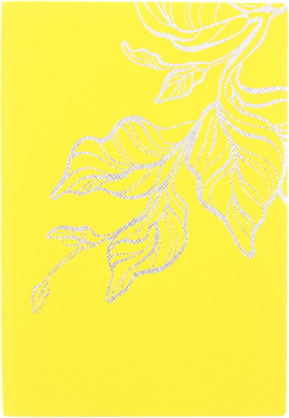 Ежедневник недатированный Bright Leaves 140*210 мм, 136 л., желтый - фото 5 - id-p131175658