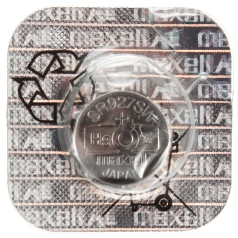Батарейка дисковая Maxell Silver Oxide SR927SW(395), 1.55V - фото 1 - id-p131174566