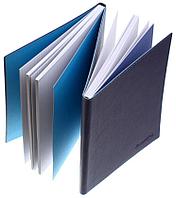 Книжка записная Copybook 2в1 145*213 мм, 80 л. клетка + 80 л. линия, голубая/сиреневая