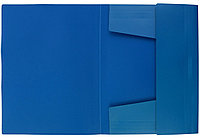 Папка пластиковая на резинке Berlingo Standart толщина пластика 0,5 мм, синяя