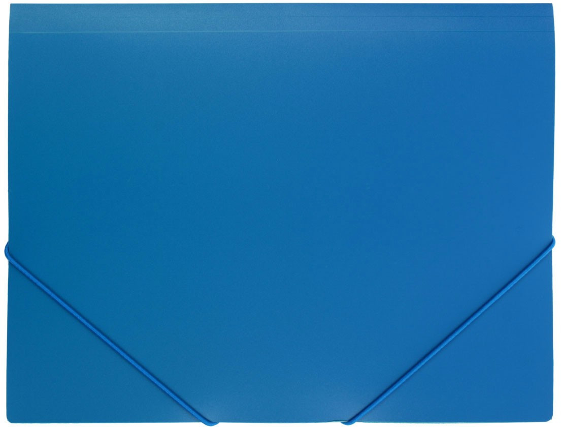 Папка пластиковая на резинке Berlingo Standart толщина пластика 0,5 мм, синяя - фото 5 - id-p131174618