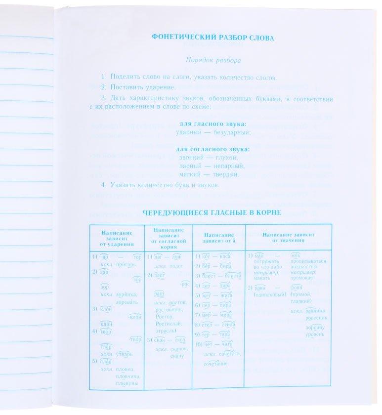 Тетрадь общая А5, 48 л. на скобе «Школьная классика» 165*200 мм, линия, «Русский язык» - фото 2 - id-p131172382